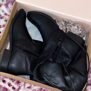 Leather Thigh High Boots